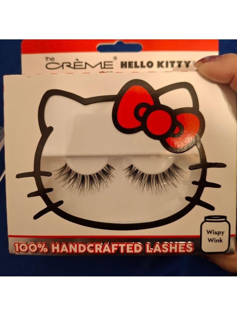 Hello Kitty Red Packaging Graphic Faux Lash Backing